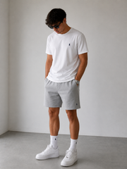 Ralph lauren navy patch logo short tee white