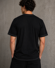 Supreme back outwrite script black/white SS22 tee
