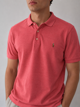 Ralph Lauren Oxford Multi Patch Polo Coral