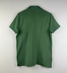 Lacoste embroidered crocdile patch-logo short polo green