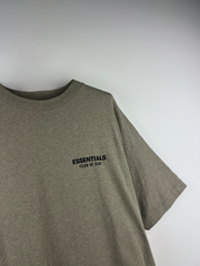 Essentials Fear Of God oversize printed logo short sleeve tee homestay heather