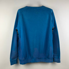 Tommy Hilfiger sport printed cheast logo crewneck sweatshirt blue