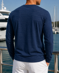 Ralph Lauren white patch logo long sleeve navy
