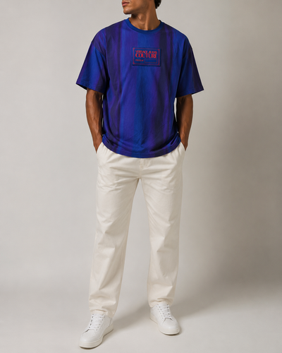 Versace Jeans Couture graphic short tee chest logo