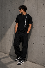 Supreme back outwrite script black/white SS22 tee