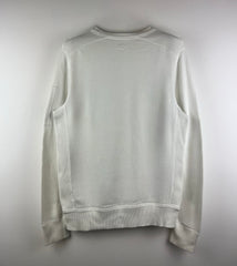 C.P. Company black lens details crewneck sweatshirt white